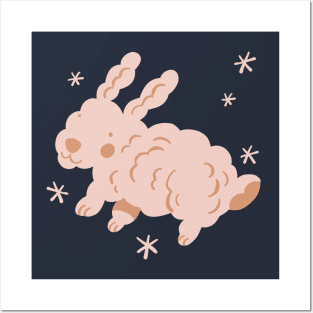 Rabbit Cloud Posters and Art